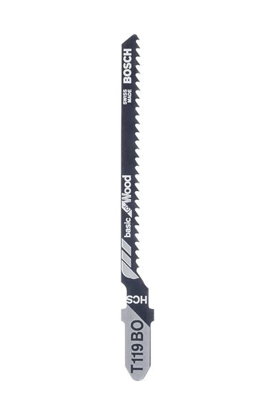 Bosch T 119 Bo Basic - 5-piece Wood Jig Saw Blade