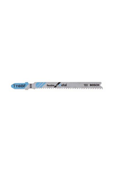 Bosch T 118 Bf Flexible For Metal 5'Li Dekupaj Testeresi Bıçağı