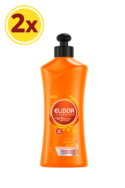 Elidor Instant Repair Care 24/7 Styling Care Cream 300 ml x 2