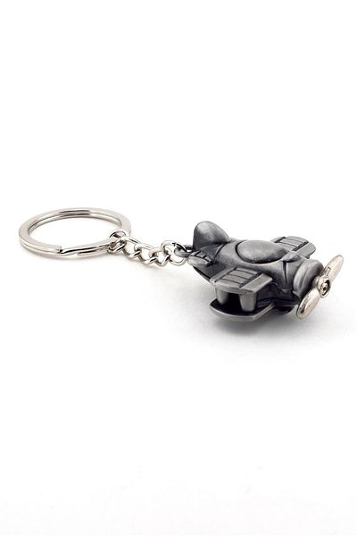 Solfera Unisex Pir Pir Airplane Design Metal Keychain Kc607