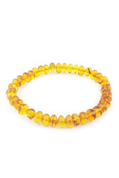 PİGADO Unisex Gerçek Litvanya Damla Kehribar Bileklik PGD0000070672