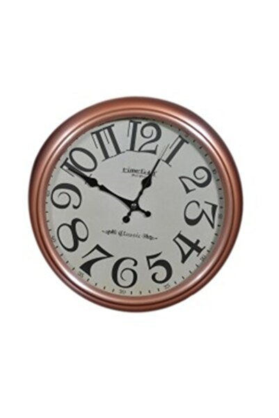 Time Gold ساعة حائط إطار المنيوم قطر 34 سم