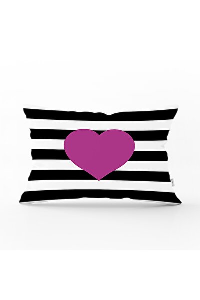 Realhomes Husă de pernă decorativă dreptunghiulară cu imprimare digitală cu m...