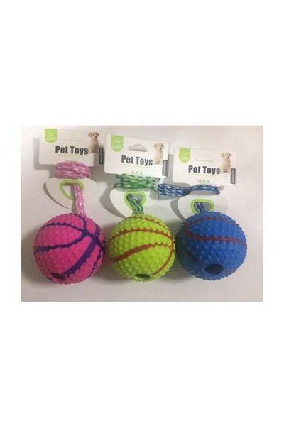 Nunbell Plastic Floss Dog Toy with Bell Model 6