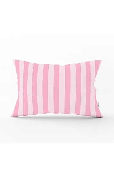 Realhomes Pembe Renklerin Uyumu Modern Tasarımlı Dekoratif Dikdörtgen Yastık ...