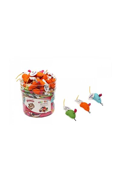 Pawise 96 Pieces Braided Mouse Cat Toy
