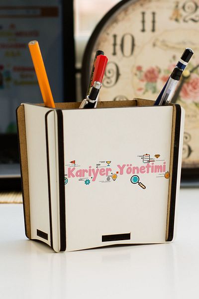Hediyelen Career Management Pen Holder