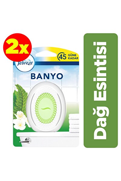 Febreze Hava Ferahlatıcı Banyo  Oda Kokusu Dağ Esintisi X 2