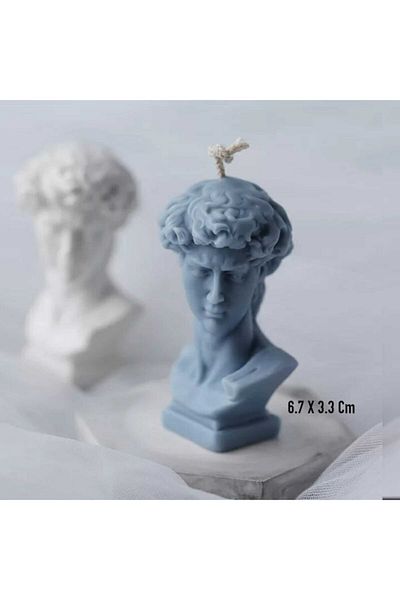 Nas Silicone Mold Suitable for David Bust -candle, Polyester, Stone Powder, Soap etc Castings
