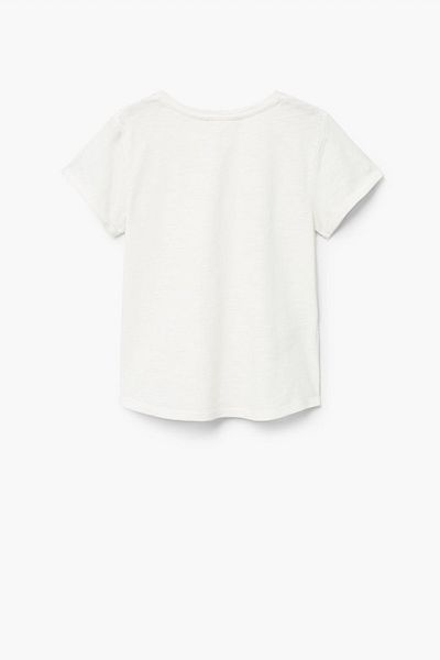 MANGO Kids Κοριτσίστικο εκρού T-Shirt 23020415