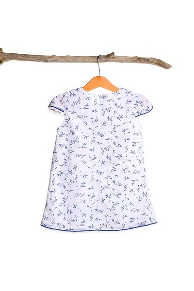 Verscon Floral Print Short Sleeve Dress for Baby Girl