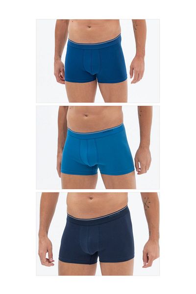 Blackspade Ανδρικά Boxers 3 Pack Shorty 9670 - Navy Blue Denim