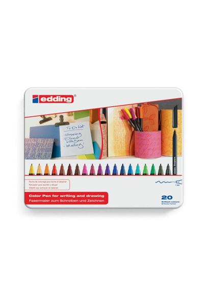 Edding 1200 Keçeli Kalem 20li Set