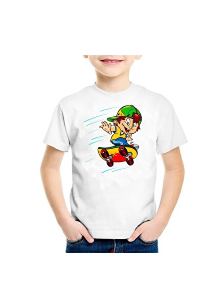 SCUBAPROMO Vesela majica za dečaka skejteru