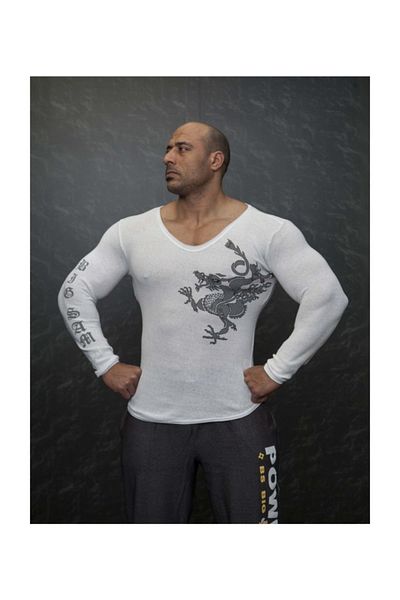 Big Sam Ecru Slim Fit Sports Knitwear Big Sam 4564