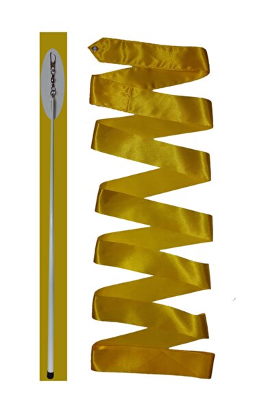 Rhythmic Gymnastics Ribbon and Stick Fig Oanyli Yellow CWA127