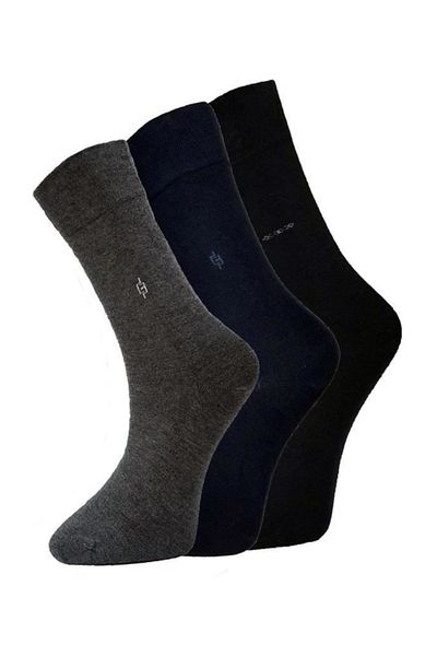 Prestige Quality Seamless Bamboo Men's Socks 12 Pieces Mixed Color