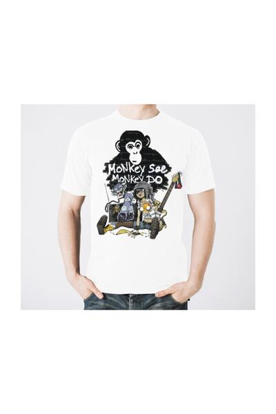 SCUBAPROMO Majica za muškarce "Monkey See"