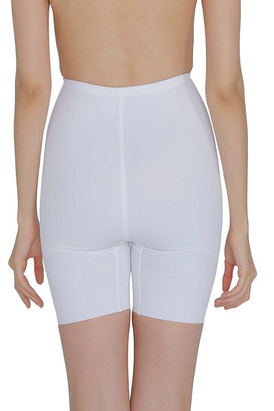 Yevda 4010 Țesătură Specială Satin Pantaloni Lungi Corset Culoare Albă