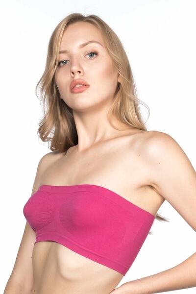 Emay Plum Seamless Strapless Bustier Νέα σεζόν