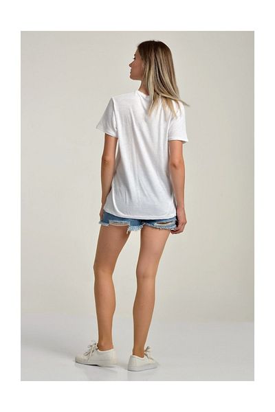 Cotton Candy Tricou cu mânecă scurtă, imprimat Frıday Feelın