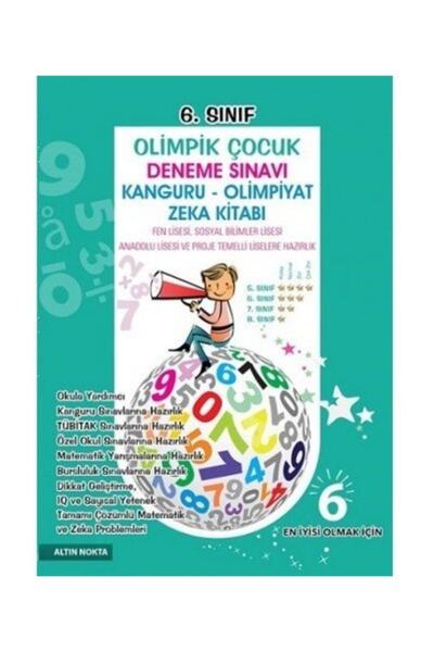Nartest Yayınları Altın Nokta Yayınları 6.sınıf Olimpik Çocuk Deneme Sınavı K...