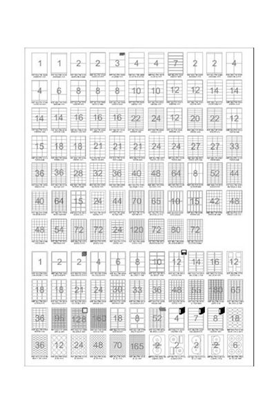 Tanex Tw-2014 Clear Laser Sticker - 99.1X38.1Mm, Pack of 350