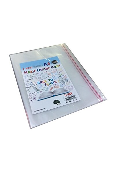 Abka HAZIR ŞEFFAF DEFTER KABI A4 5'Lİ QHKA4TS5BL