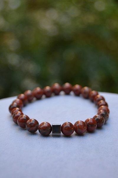 Stoneage Jasper Unisex Bracelet