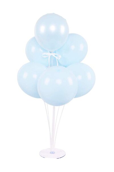 kidspartim 7 Li Stalak za balone, kaiš za balone, makaron plavi balon