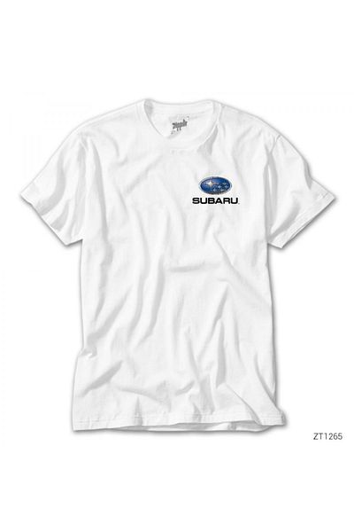 Z zepplin Λευκό μπλουζάκι με λογότυπο Subaru
