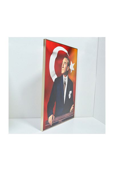 ÖZCANLAR ÇERÇEVE Ataturk Printed School Frame Decoration MDF 30x40