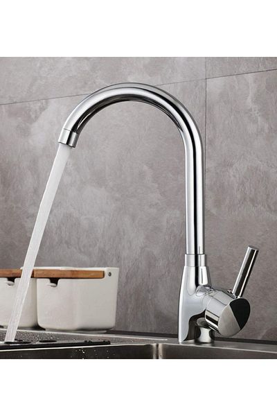 HMS Delta Pipe Kitchen Sink Faucet
