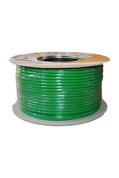 Genel Markalar Tv Anten Uydu Kablosu Rg6 U6 Yeşil-Siyah 100 mt