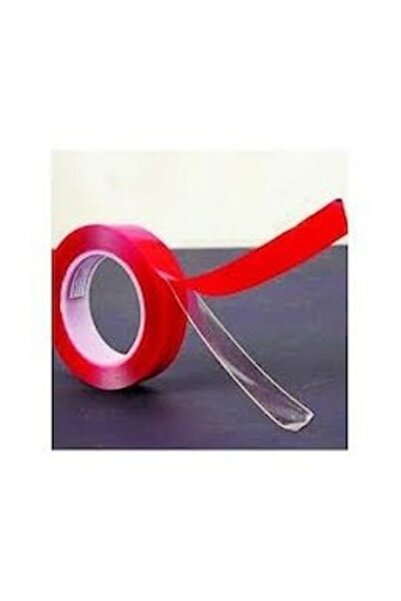 BantMarketim Çift Taraflı Montaj Bantı Silikonlu Şeffaf Tape 10mm x 5mt