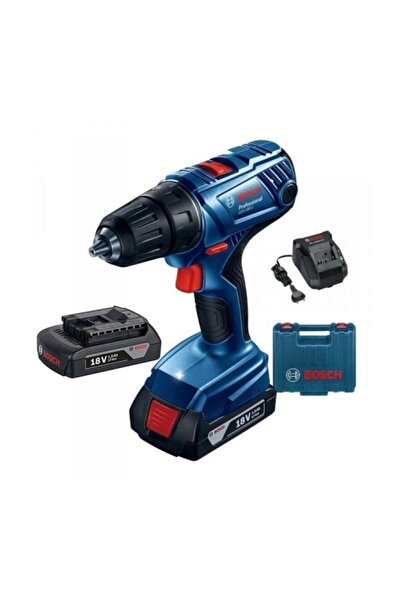 Bosch BoschBosch Professional GSR 180-LI 18 Volt 2.0 Ah Çift Akülü Darbesiz D...