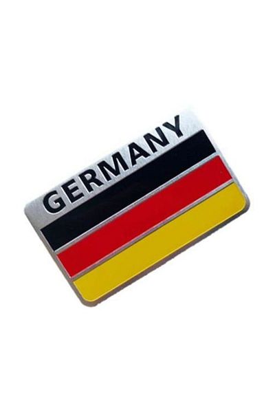 Knmaster Aluminum Sticker Label with German Flag Design