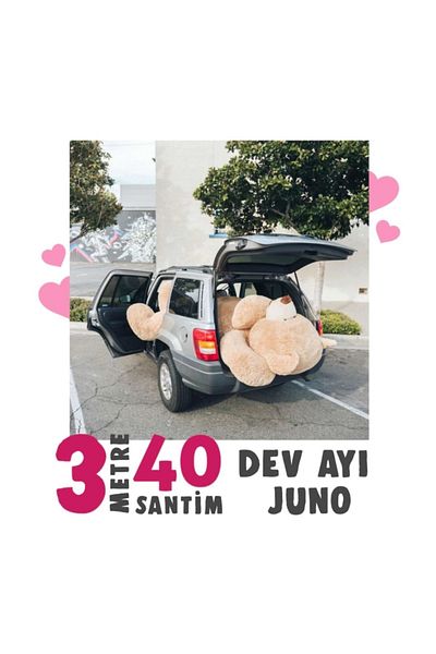 Gereksiz Şeyler Juno Bear Giant Teddy Bear 3 Meters 40 Centimeters - Plush Bear