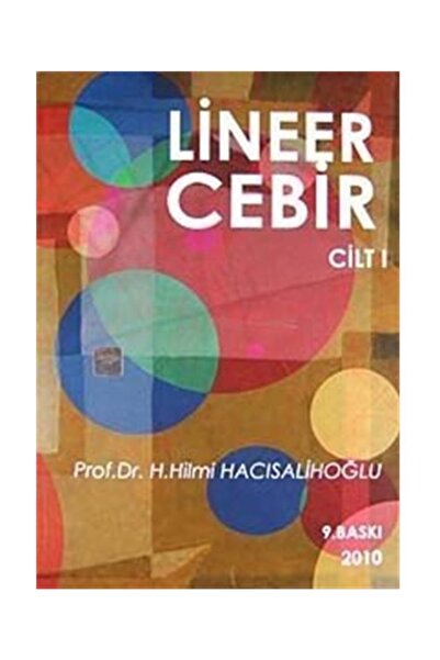 Hacısalihoğlu Yayınları Lineer Cebir Cilt 1