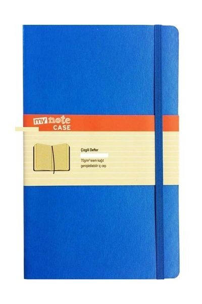 Umix Myn108-ç Case 19x25 Notebook 96 Yp. Albastru deschis în dungi