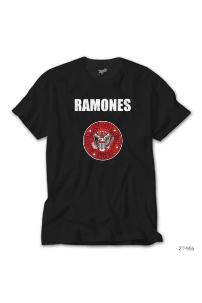 Z zepplin Μαύρο T-Shirt Ramones