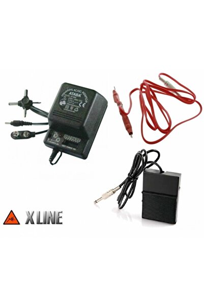 XLINETATTOO Adaptör + Clip Cord + Pedal