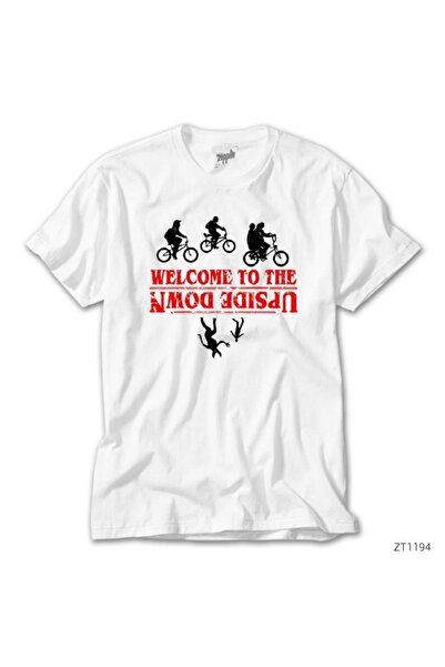 Z zepplin Wellcome Upside Down White T-Shirt