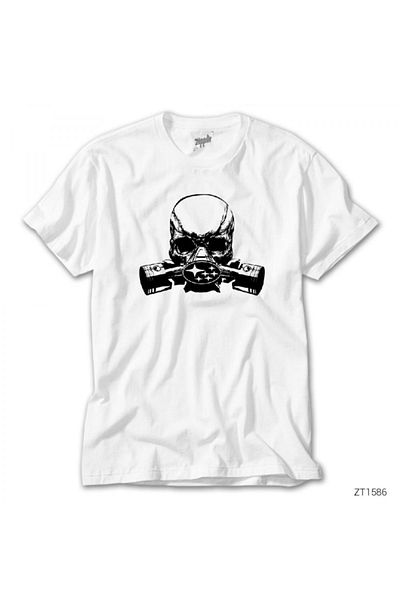 Z zepplin Tricou Subaru Alb - Design Masca