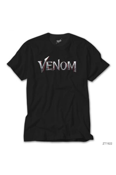 Z zepplin Tricou negru cu logo Venom