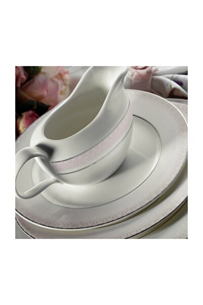 Kütahya Porselen Bone Kalipso 62 Parça 92914 Desenli Yemek Takımı