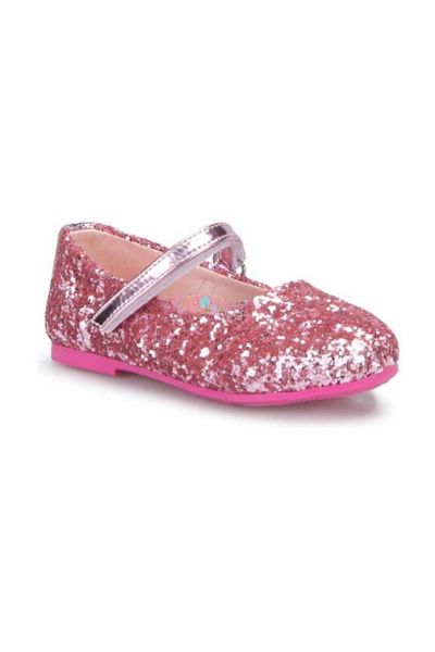 Frozen Elsa Girl's Sequin Pink Ballerinas