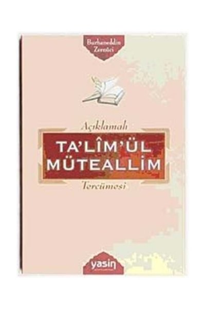 Yasin Yayınevi Talimül Müteallim Tercemesi