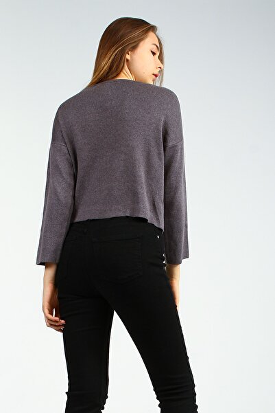 Collezione Kadın Antrasit Kazak Paloyd UCB191034A04