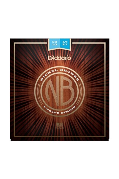 Daddario D'addario Nb1047-12 Nikel Bronz 12 Telli Akustik Gitar Teli (1047-12)